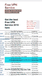 Mobile Screenshot of freevpnservice.org